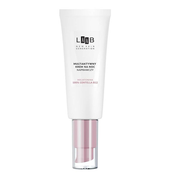 سرم شب ترمیم کننده و آبرسان ای ای AA Laab New Skin Multiktywny Melatonina 40Ml