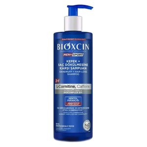 شامپو مردانه ضد ریزش و شوره بیوکسین Bioxcin Men Sport Kepek L Canitine Caffeine 500Ml