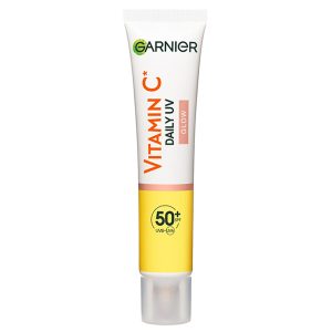 ضد آفتاب رنگی ویتامین سی گارنیر Garnier Vitamin C Daily UV Brightening Fluid Spf 50