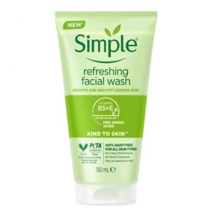 ژل شوینده انواع پوست سیمپل Simple Refreshing Facial Wash