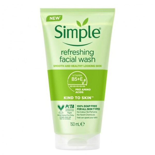 ژل شوینده انواع پوست سیمپل Simple Refreshing Facial Wash
