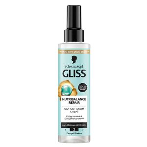 اسپری دو فاز مو نوتری بالانس ریپیر گلیس Gliss Nutribalance Express Repair Conditioner 200Ml