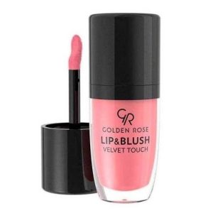 رژلب رژگونه مایع ولوت گلدن رز Golden Rose Lip & Blush Velvet Touch