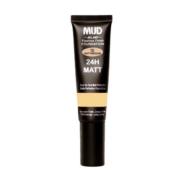 کرم پودر مات و مخملی میلانو Mud Milano Flawless Finish Italy