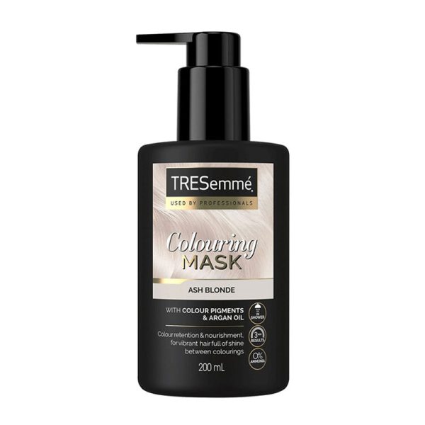 ماسک مو ضد زردی ASH BLONDE ترزمه حاوی روغن آرگان مناسب موهای بلوند حجم 200ml