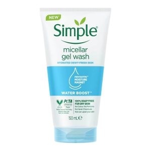 شوینده و میسلار صورت سیمپل مدل Dewy Fresh Skin حجم 150ml