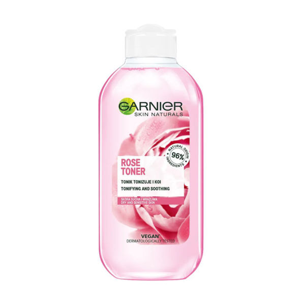 تونر گل رز تسکین دهنده گارنیر Garnier مدل Rose Soothing