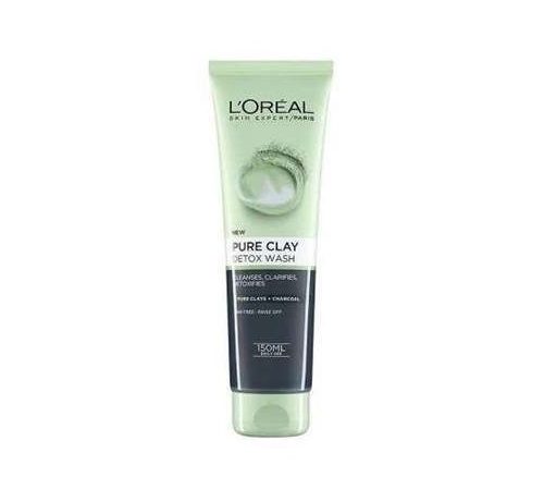 ژل شست و شوی صورت لورآل پوست چرب Loreal مدل Pure Clay