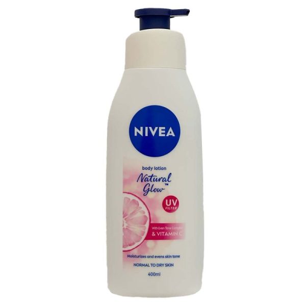 لوسیون بدن پمپی نیوآ Nivea مدل Natural glow