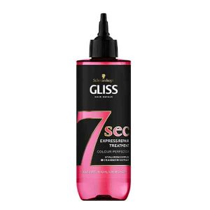 سرم مو گلیس ترمیم کننده موهای رنگ و آسیب دیده 7 ثانیه ای گلیس مدل COLOR PERFECTOR حجم 200 میل