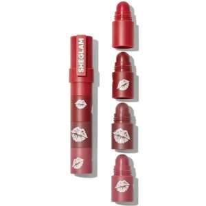 رژلب 4 در 1 مدل مگا شیگلم رنگ Petal Stack
