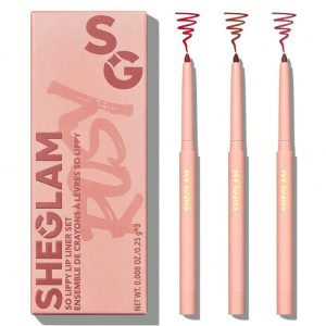 ست 3 عددی مداد لب شیگلم SHEGLAM مدل SO LIPPY رنگ Rose Graden