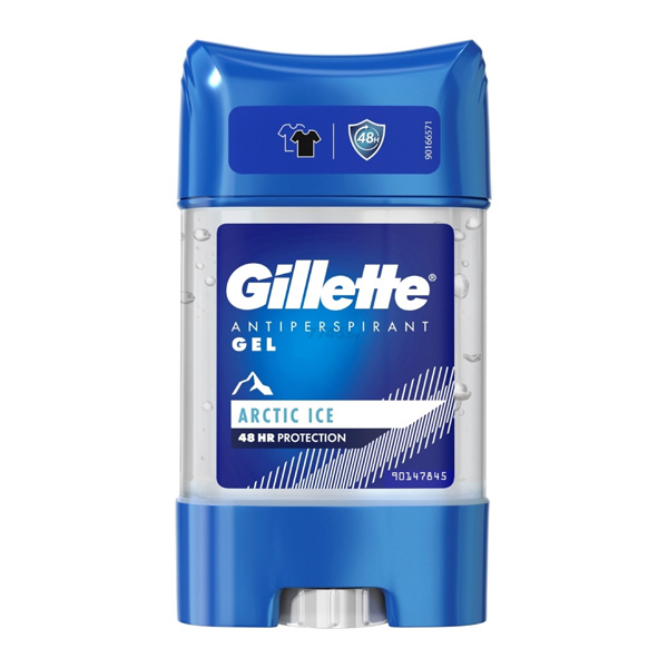 مام ژله ای مردانه ژیلت Gillette مدل Arctic ice حجم 70 میل