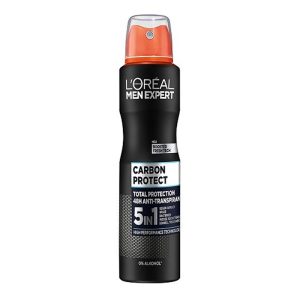 اسپری ضد تعریق مردانه لورال سری Men Expert مدل Carbon Protect 5 in 1 حجم 250ml