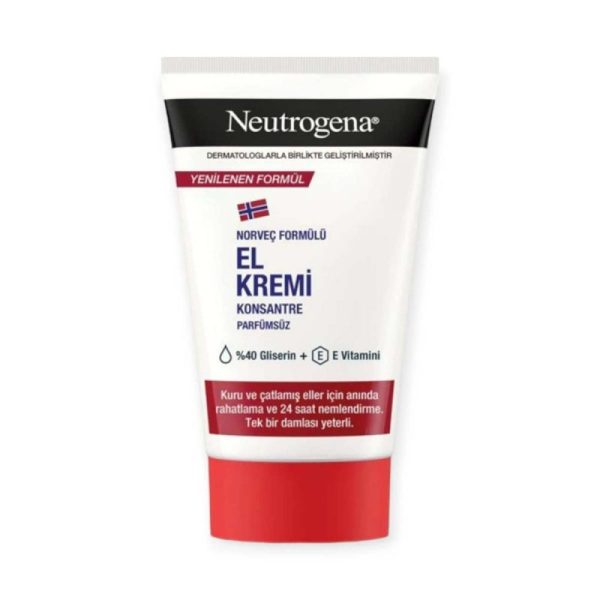 کرم مرطوب کننده دست نوتروژینا قرمز حجم 50ml
