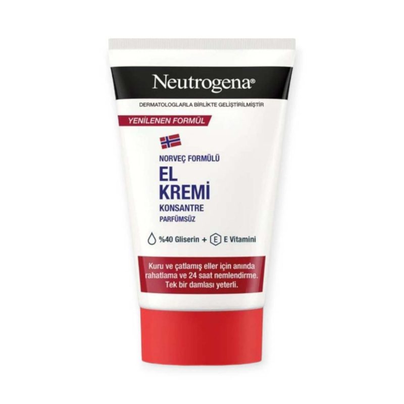 کرم مرطوب کننده دست نوتروژینا قرمز حجم 50ml