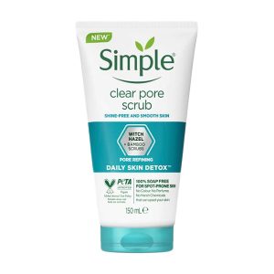 شوینده اسکراب دار سیمپل پوست چرب حجم 150ml