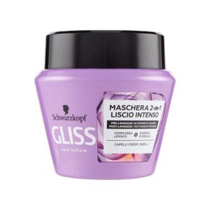 ماسک مو گلیس Gliss مدل liscio intenso یاسی حجم ۳۰۰ میلی لیتر