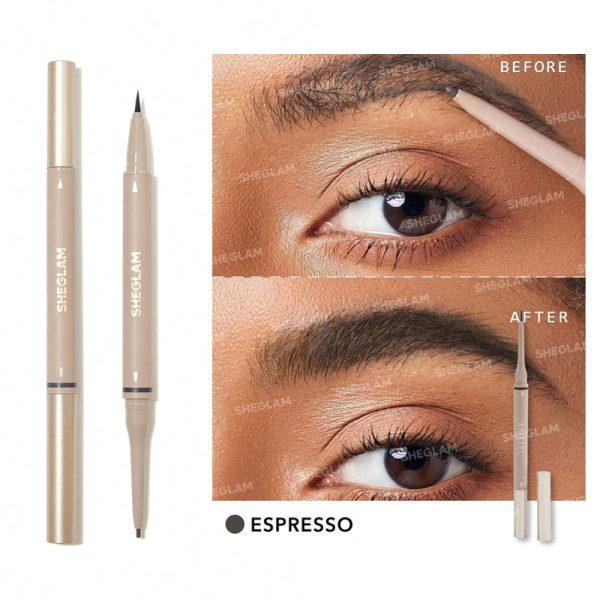 مداد ابرو و خط ابرو دو سر شیگلم BROWS ON DEMAND 2-IN-1 BROW PENCIL